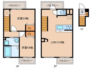 RESIDENCE城西の物件間取画像